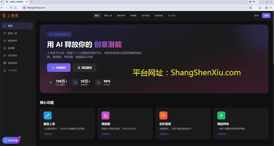 关于上身秀平台简介及核心功能价值